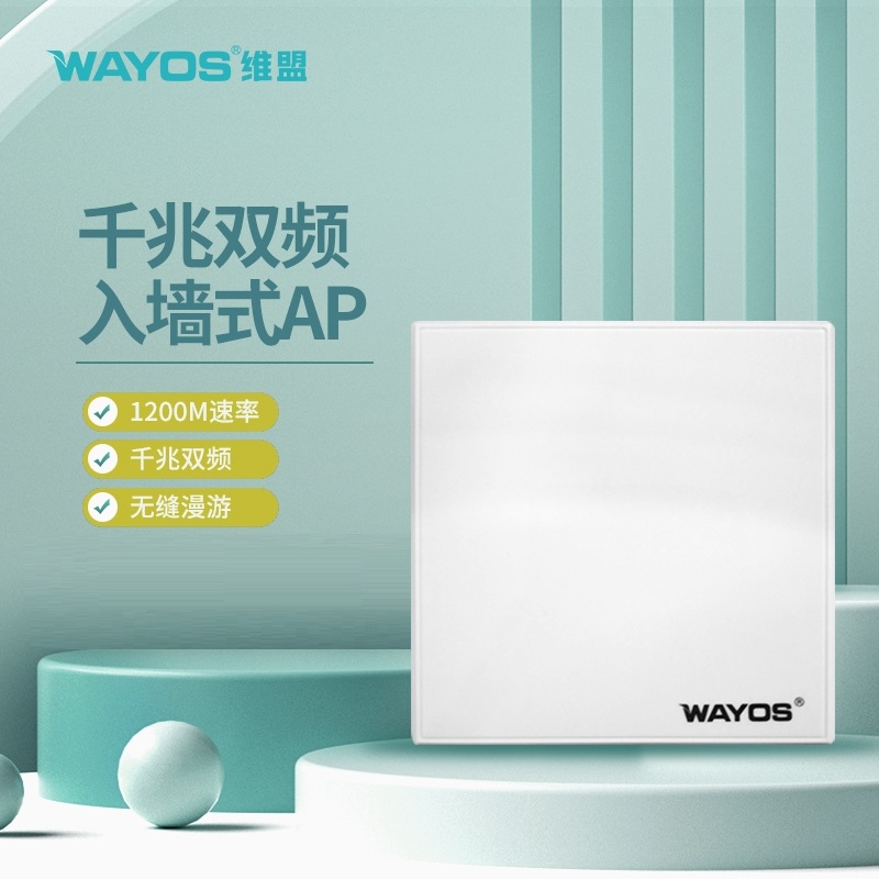 WAP-3058入墙式AP（双频）