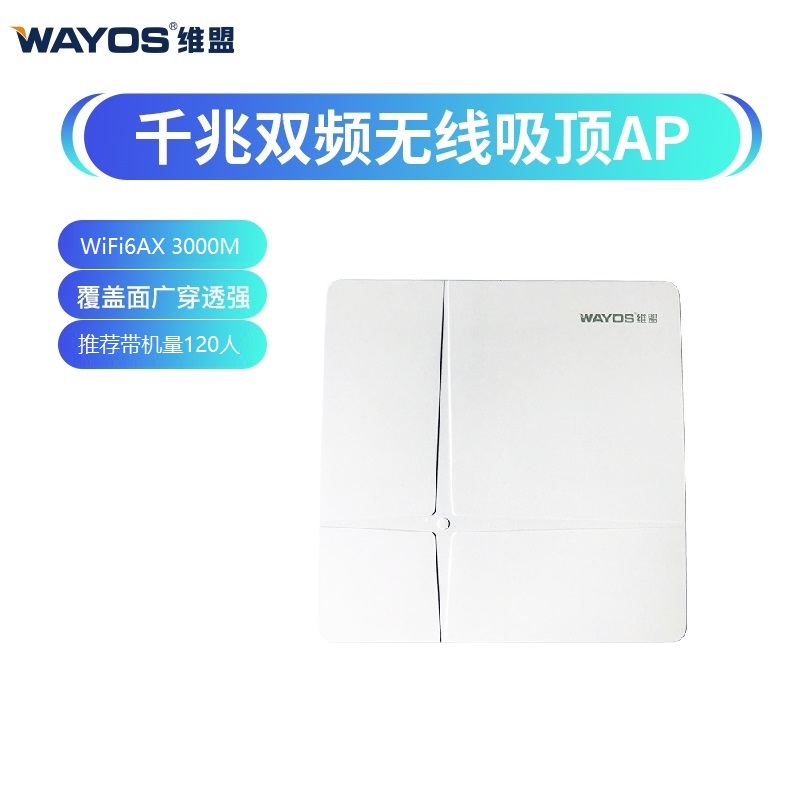 WAP-9306AX千兆双频无线吸顶式AP（3000M）