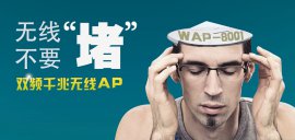 千兆双频WAP-8001，和“拥堵时代”说不！