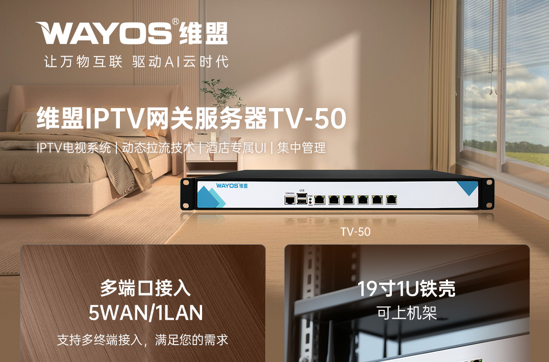 维盟IPTV：一房一线多业务，打造智慧入